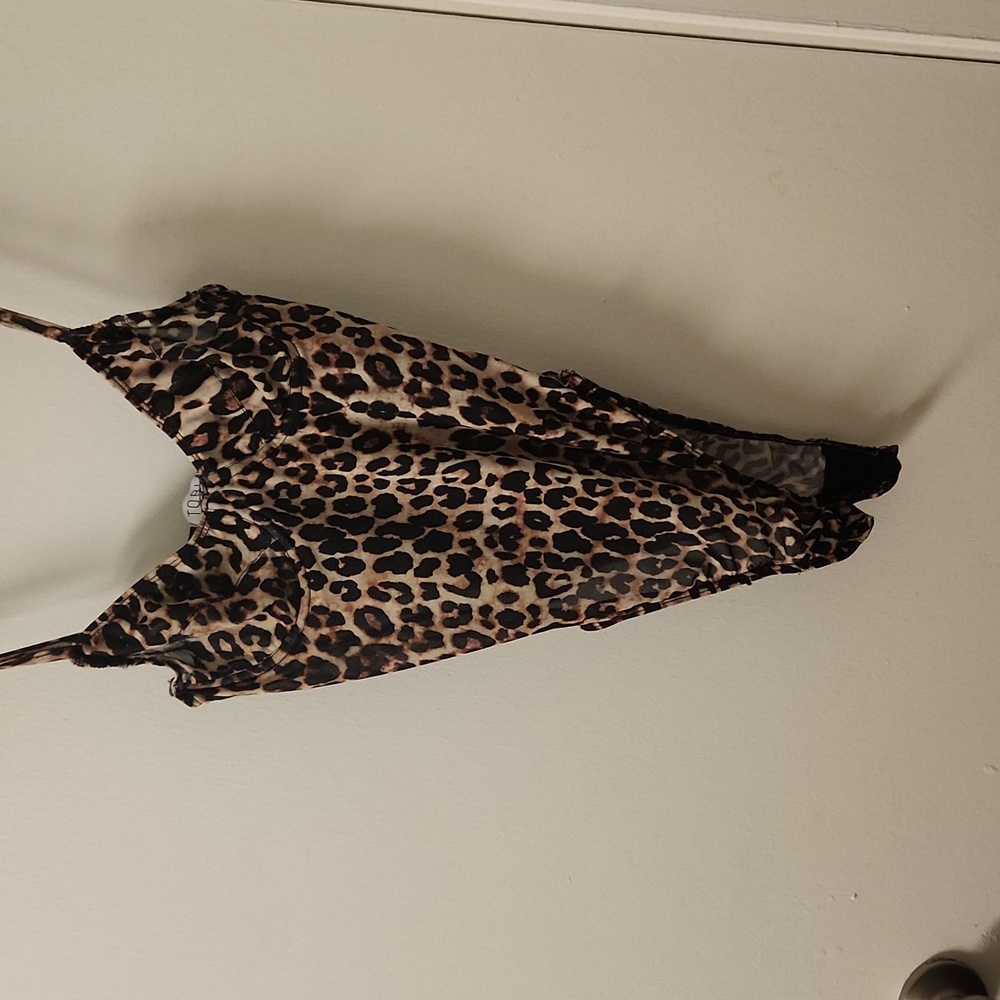 Tobi cheetah print Bodysuit size S
